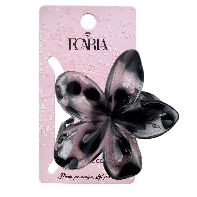 spinka-do-wlosow-klamra-xl-kwiat-75x8cm-sp317cz Spinka do włosów klamra XL kwiat 7,5x8cm SP317CZ - obrazek 1