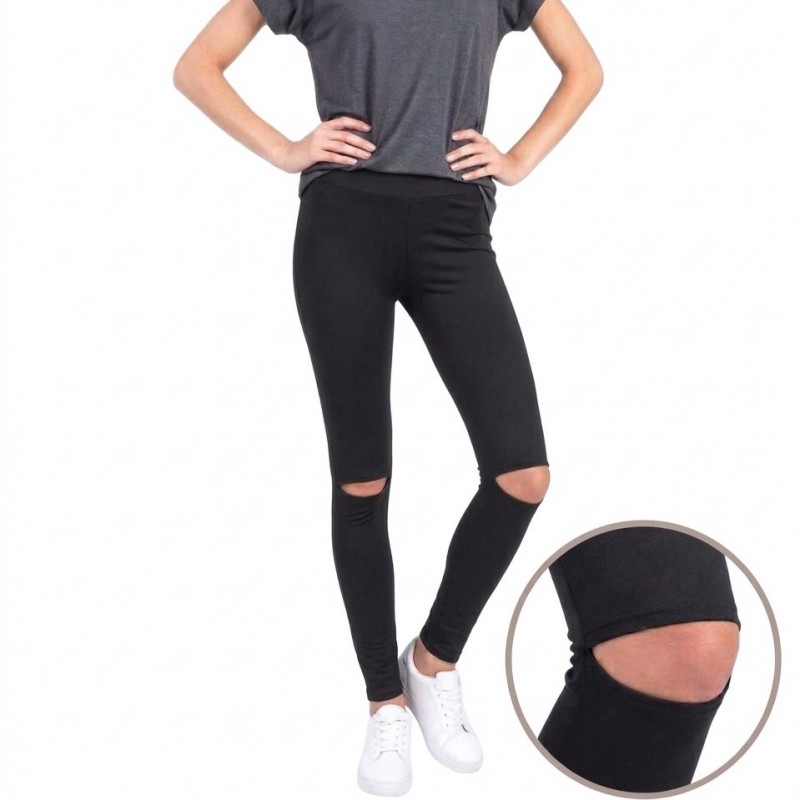 sportowe-legginsy-fitness-trening-czarne-leg19l Sportowe Legginsy Fitness Trening Czarne LEG19L - obrazek 1