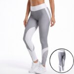 Sportowe Legginsy Fitness Trening Szare L LEG21L