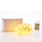 Światełka lampki kulki wewnętrzne/ zewnętrzne 71 LED Białe Ciepłe, 2 tryby LAMP46 - obrazek 2