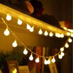 Światełka lampki kulki wewnętrzne/ zewnętrzne 71 LED Białe Ciepłe, 2 tryby LAMP46 - obrazek 4