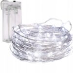 Światełka lampki na żyłce wewnętrzne 20 LED ZIMNE BIAŁE LAMP25B - obrazek 2