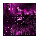 Światełka lampki wewnętrzne/zewnętrzne 200 LED Różowe LAMP02R - obrazek 3