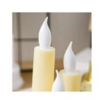 ŚWIECZKA, wkład LED na baterię KREMOWA, MIGAJĄCY KNOT ciepły biały 13,5 cm LAMP41K - obrazek 5