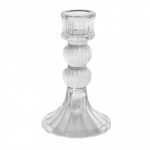 Świecznik dekoracyjny, szklany Glamour 13 cm - SW15 - obrazek 4
