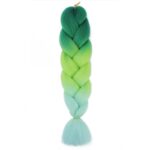 Syntetyczne włosy kolorowe 120 cm gęste ombre WLS40 - obrazek 2