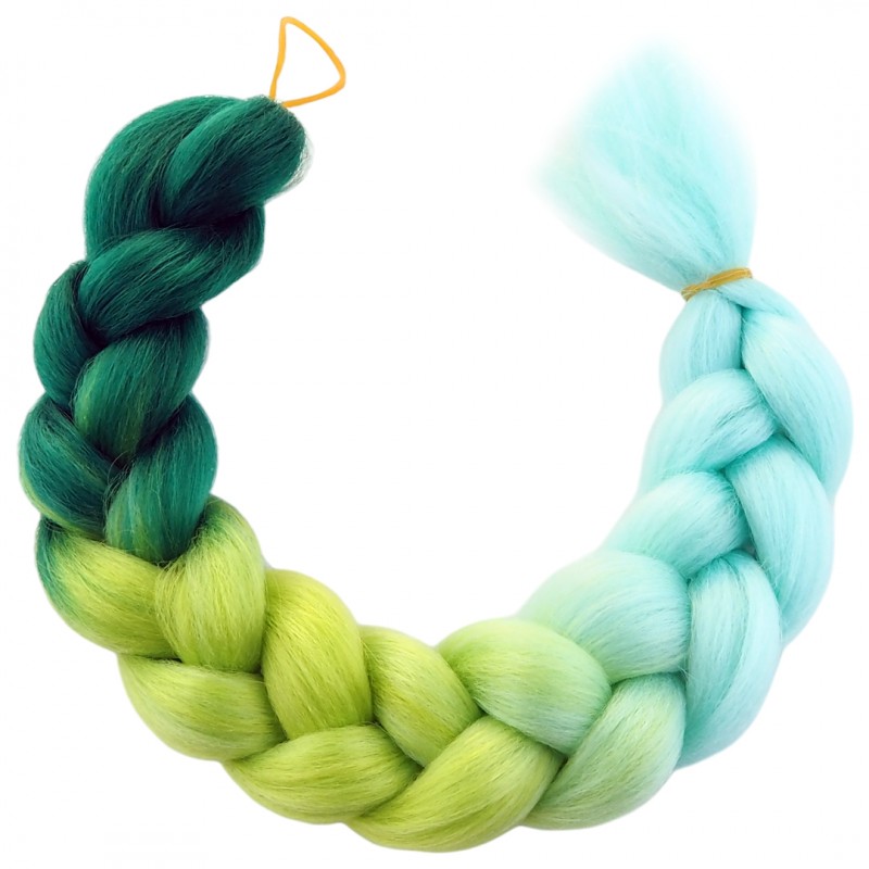 syntetyczne-wlosy-kolorowe-120-cm-geste-ombre-wls40 Syntetyczne włosy kolorowe 120 cm gęste ombre WLS40 - obrazek 1
