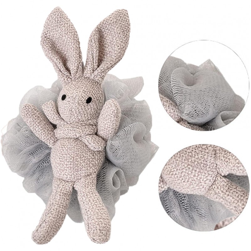 szczotka-gabka-do-mycia-ciala-bunny-na-mokro-xl-15cm-falbanki-gb10sz Szczotka gąbka do mycia ciała BUNNY na mokro XL 15cm falbanki GB10SZ - obrazek 1