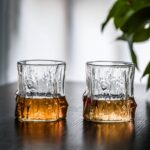 Szklanka 300ml Falowana, wzór drewna 1 szt do kawy, drinków, whiskey SZK208 - obrazek 5