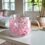 Szklanka termiczna z hortensją w środku jasny róż 180 ml 1szt SZK74 - obrazek 3