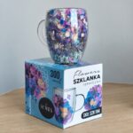 Szklanka termiczna z kwiatami w środku 300ml 1szt SZK194 - obrazek 2