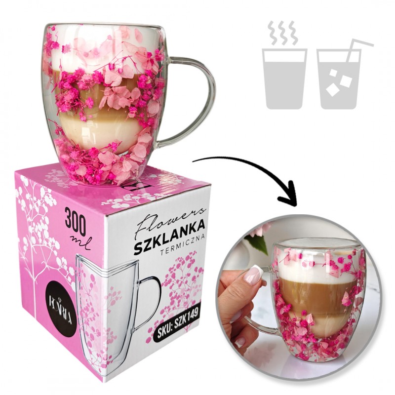 szklanka-termiczna-z-kwiatami-w-srodku-gipsowka-hortensje-roz-300-ml-1szt-szk149 Szklanka termiczna z kwiatami w środku, gipsówka hortensje róż 300 ml 1szt SZK149 - obrazek 1