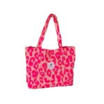 Torba materiałowa duża 58x44x10cm różowa Panterka TP16 - obrazek 3