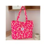 Torba materiałowa duża 58x44x10cm różowa Panterka TP16 - obrazek 5