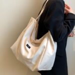 Torba materiałowa minimalistyczna duża TP15K - obrazek 4
