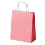 Torba papierowa duża różowa 41 x 31 x 15 cm GF03 - obrazek 2