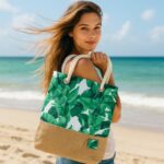 Torba plażowa Liście Pleciona PL151 - obrazek 2