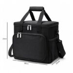 Torba termiczna do przenoszenia żywności LUNCH BOX 15l + 2 wkłady chłodzące KP06CZ - obrazek 2