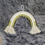 Wisząca ozdoba na ścianę tęcza makrama OZD10Z - obrazek 4