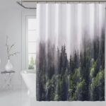 Zasłona prysznicowa, kurtyna z wydrukiem 3D, wodoodporna 200x180 cm ZPR20 - obrazek 2