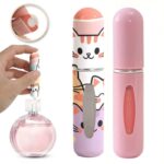 Zestaw 2szt. ATOMIZERÓW podróżnych na perfumy 5ML Kotki dozownik AK19