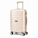 Zestaw 3w1 walizek podróżnych na kółkach, komplet, lekkie a wytrzymałe, walizka premium beż WP13 - obrazek 3