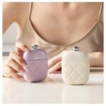 Zestaw akcesoriów etui do paznokci manicure kremowy 9,5cmx7cm AK10K - obrazek 4