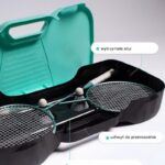 Zestaw do badmintona 2 paletki, lotki, siatka w transportowym etui AR01 - obrazek 5