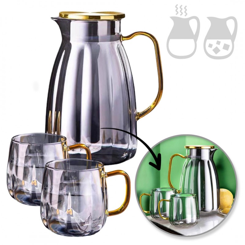zestaw-dzbanek-1600ml-z-falowanymi-sciankami-z-pokrywka-2-szklanki-350ml-dz07 Zestaw- dzbanek 1600ml z falowanymi ściankami z pokrywką + 2 szklanki 350ml- DZ07 - obrazek 1