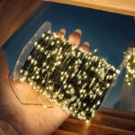 Zewnętrzne/ wewnętrzne lampki choinkowe drucik 1000 LED 100m, ciepłe białe LAMP35CB - obrazek 3