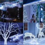 Zewnętrzne/ wewnętrzne lampki choinkowe drucik 1000 LED 100m, zimne białe LAMP35B - obrazek 2