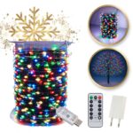 Zewnętrzne/ wewnętrzne lampki choinkowe drucik 1000LED 100m, multikolor LAMP35MULTI