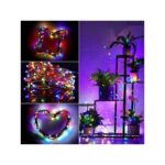 Zewnętrzne/ wewnętrzne lampki choinkowe drucik 1000LED 100m, multikolor LAMP35MULTI - obrazek 3