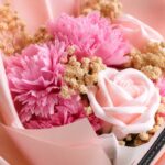 Bukiet zapachowych kwiatów mydlanych w pudełku 6 szt. flower box BUK09R - obrazek 5