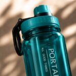 BUTELKA NA WODĘ BIDON NA SIŁOWNIĘ FITNESS 600ml przenośny mały BD05 - obrazek 3