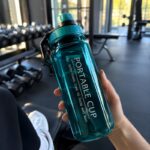 BUTELKA NA WODĘ BIDON NA SIŁOWNIĘ FITNESS 600ml przenośny mały BD05 - obrazek 5