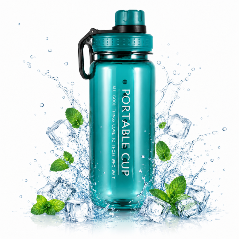 butelka-na-wode-bidon-na-silownie-fitness-600ml-przenosny-maly-bd05 BUTELKA NA WODĘ BIDON NA SIŁOWNIĘ FITNESS 600ml przenośny mały BD05 - obrazek 1