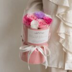 Flower box, bukiet zapachowych kwiatów mydlanych w pudełku 7szt. BUK27F - obrazek 3