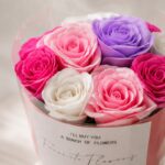 Flower box, bukiet zapachowych kwiatów mydlanych w pudełku 7szt. BUK27F - obrazek 4