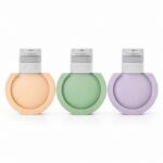 Zestaw 3 podróżnych buteleczek, woreczków silikonowych na kosmetyki, 3 x 30ml AK27 - obrazek 2