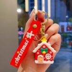 Brelok do kluczy świąteczny domek piernikowy, CHRISTMAS BRL344 - obrazek 2