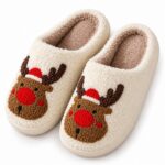 Ciepłe kapcie świąteczne boże narodzenie antypoślizgowe PAN02R37, rozmiar 37 - obrazek 4