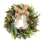 Girlanda wieniec ozdoba na drzwi jak żywa 45 cm XXL WSN26 - obrazek 2
