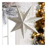 GWIAZDA PAPIEROWA ŚWIĄTECZNA AŻUROWA biała 35 cm WITRAŻ 3D WG02 - obrazek 5
