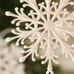 Komplet 40 sztuk ozdób bożonarodzeniowych w opakowaniu średnica 10cm białe BSN59 - obrazek 3