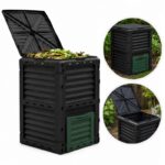 Kompostownik przydomowy, ogrodowy do odpadów BIO, 300L czarny OA05