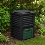 Kompostownik przydomowy, ogrodowy do odpadów BIO, 300L czarny OA05 - obrazek 3