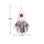 KRASNAL ŚWIĄTECZNY BOŻE NARODZENIE  19 cm Z PLUSZU KSN08B - obrazek 2