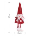 KRASNAL ŚWIĄTECZNY BOŻE NARODZENIE  32 cm Z PLUSZU KSN07CZE - obrazek 2