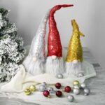 KRASNAL ŚWIĄTECZNY BOŻE NARODZENIE stojący 40 cm Z PLUSZU KSN04Z - obrazek 4